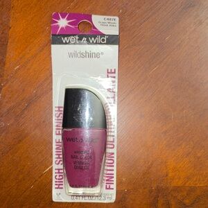 Wet n Wild Wild Shine Nail Color in Deep Pink